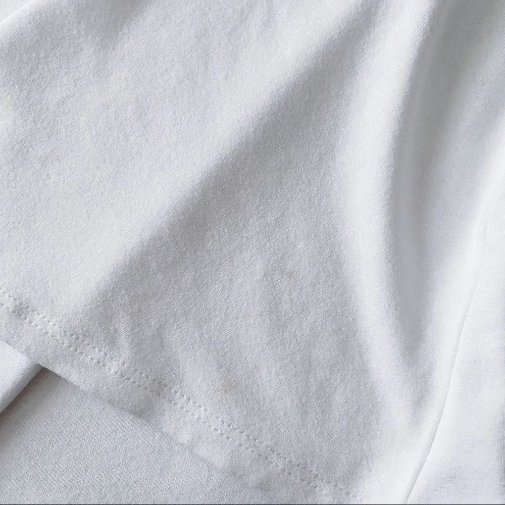 Eileen Fisher White Mock Neck Sleeveless Top - Picture 9 of 10